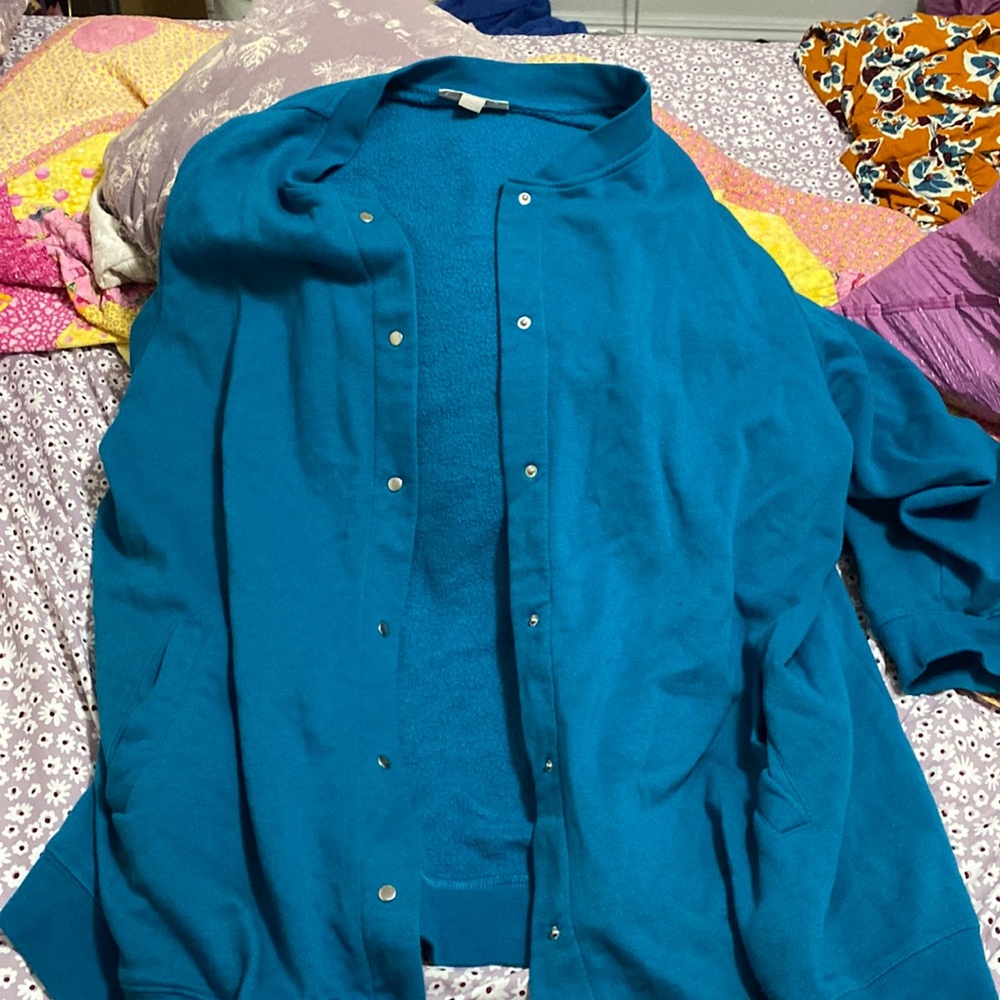 button up sweater